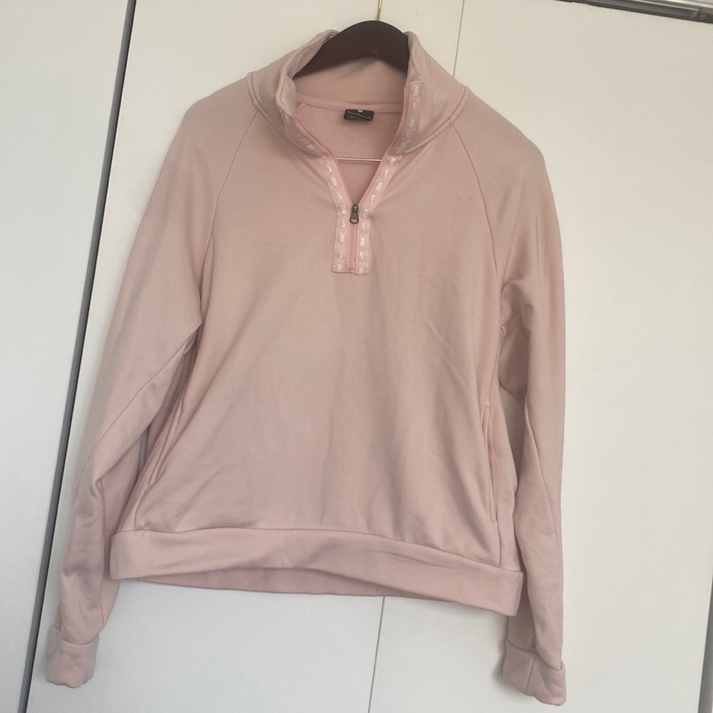 Light pink Nike quarter zip